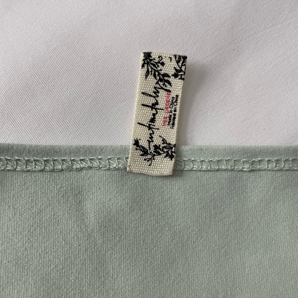 Free People Fair and Square Neck Duo Bodysuit Color Dewkist / Sea-foam Teal - Picture 5 of 11